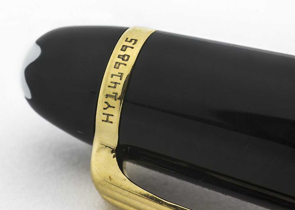 Montblanc Meisterstuck 144 - Black, Gold Plated Trim, 18k Fine Nib